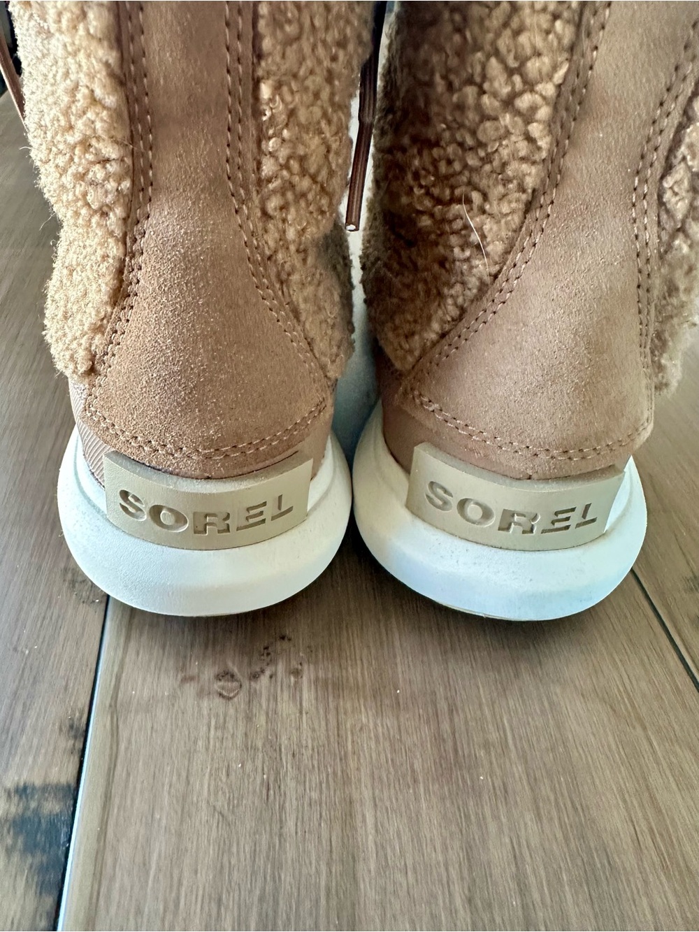 Sorel Women's Tan Suede Shearling Winter Boots